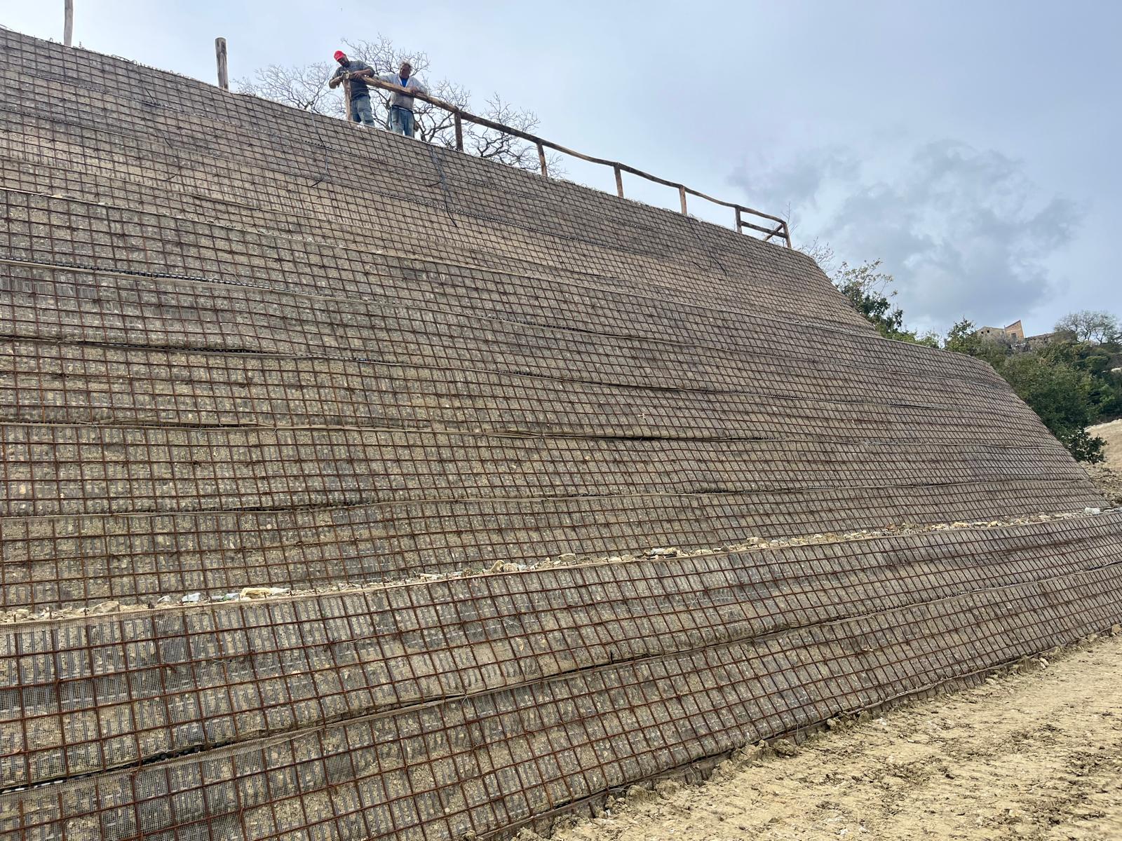 Muro di sostegno di grande altezza